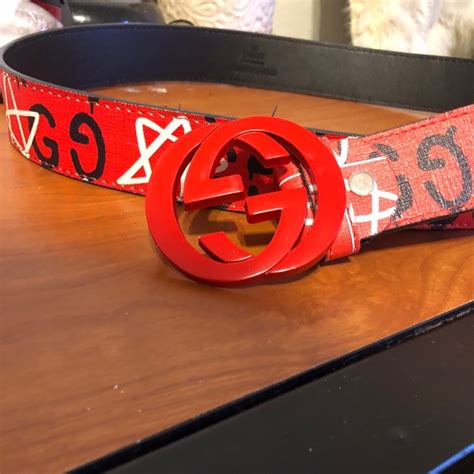 poshmark red gucci belt|how to check gucci belt.